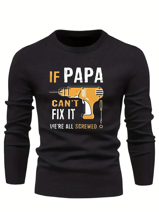 Men's Casual Warm Crew Neck Pullover Sweater