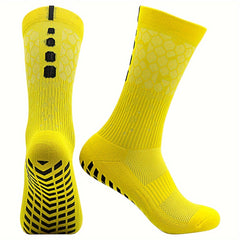 Men's Creative Pattern Mid Crew Sport Socks - Sweat Absorbing Nylon Blend