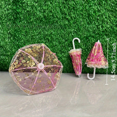 Mini Lace Umbrella for Doll Costume Toy