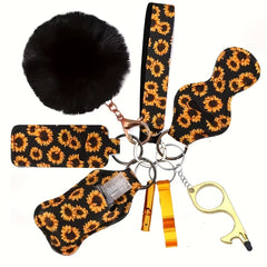 Self Defense Keychain Set - 9pcs Safety Keychains For Men Women Kids