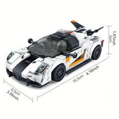 MOC Sports Car Building Kit ABS Plastic Racing Car Model Blocks Set