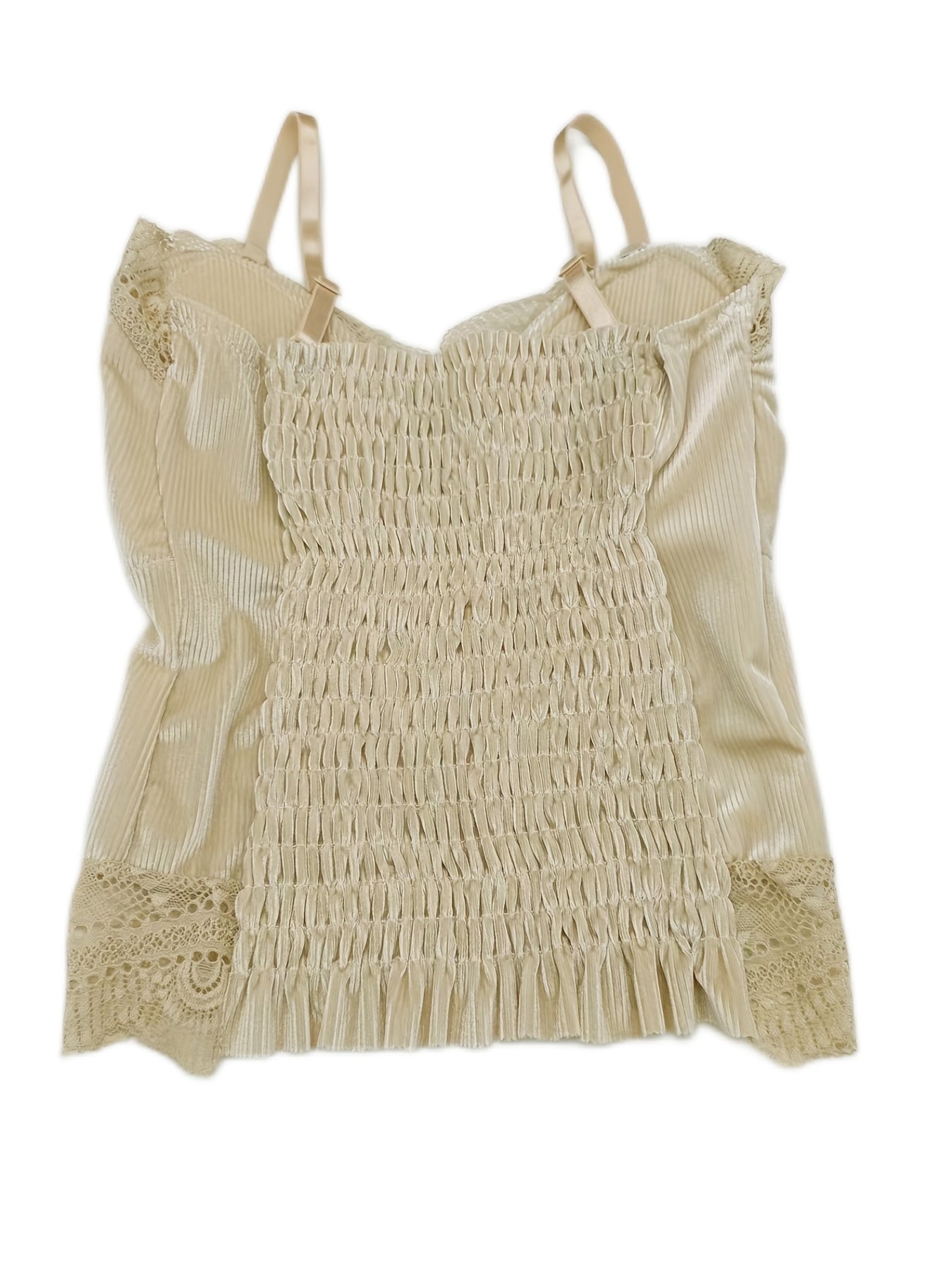 Sexy Lace Trim Cami Top V Neck Tank Top Women's Lingerie