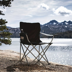 Portable Camping Chair Lightweight with Pocket & Bottle Holder