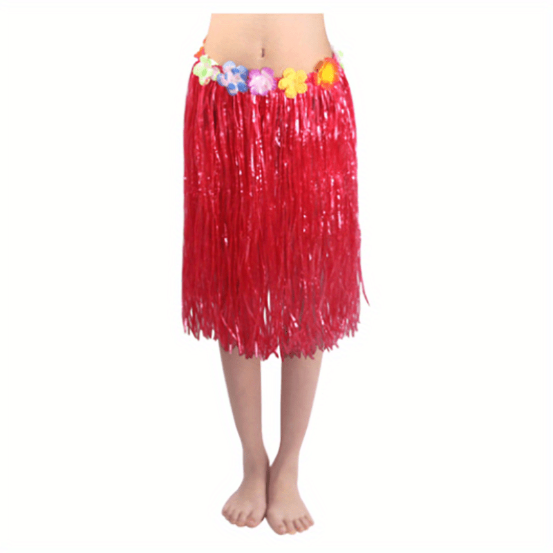 Hawaiian Straw Skirt for Parties and Performances