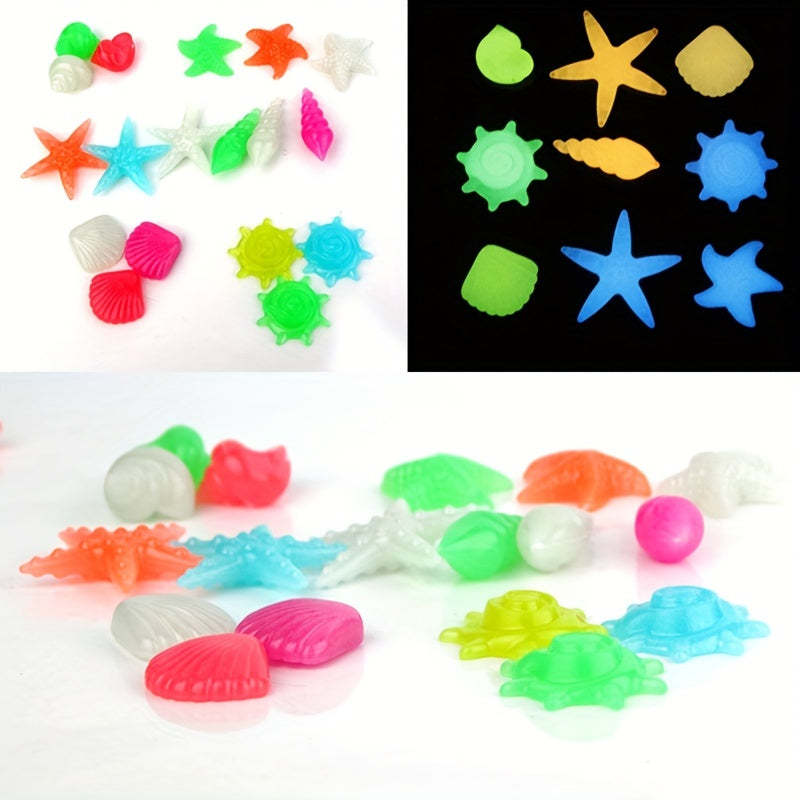 10pcs Luminous Stone Fish Tank Landscaping Glowing Stones