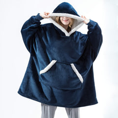 Oversized Wearable Blanket Hoodie for Women and Men