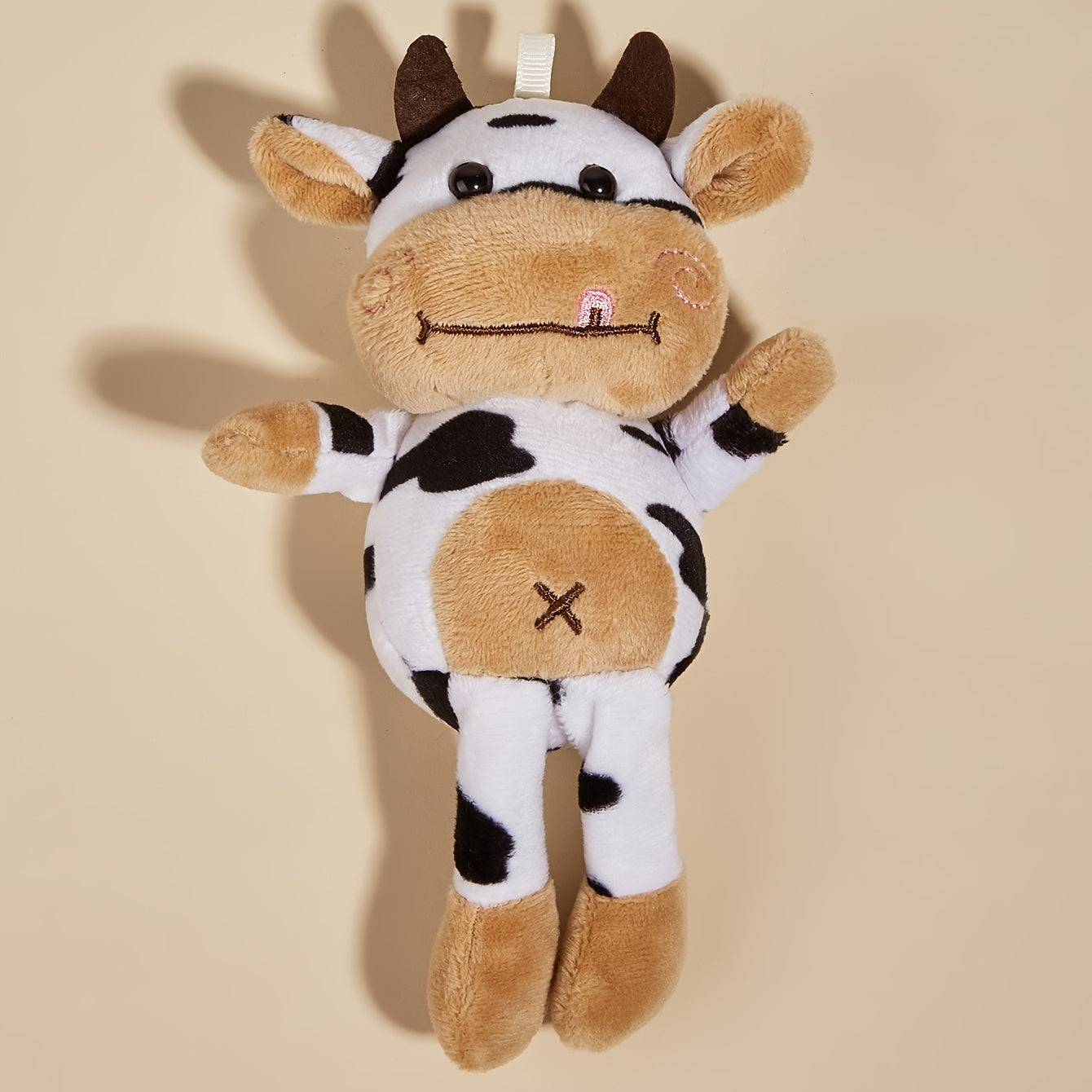 Pet Cow Plush Toy Anxiety Relief Calming Aid for Cats Dogs