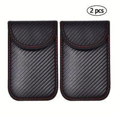 2pcs Mini Faraday Key Fob Protector - RFID Blocking Pouch