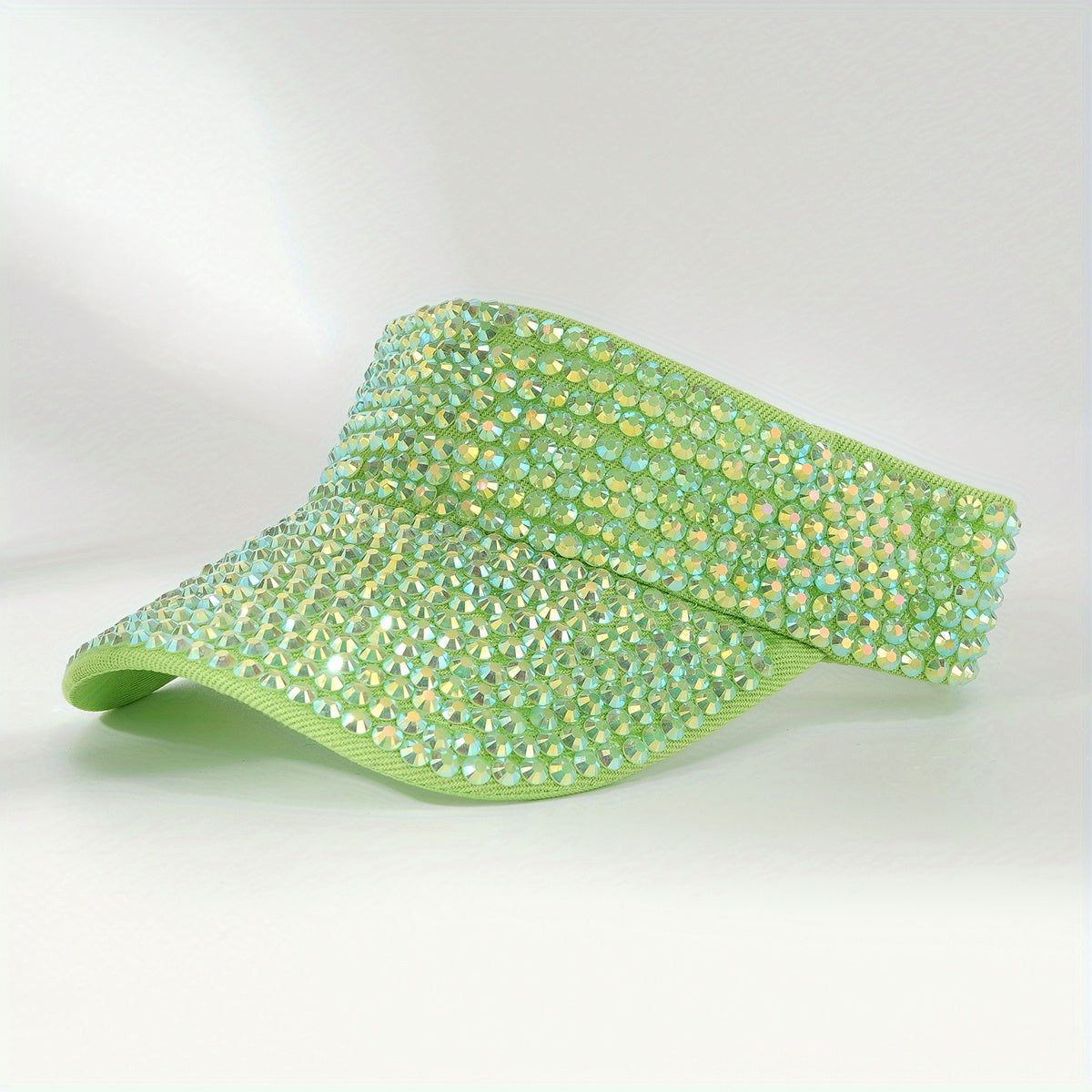 Sunshade Top Hat Cap Inlaid with Diamonds