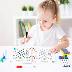 Reusable Erasable Exercise Book Set with Pen for Kids Ages 3-8