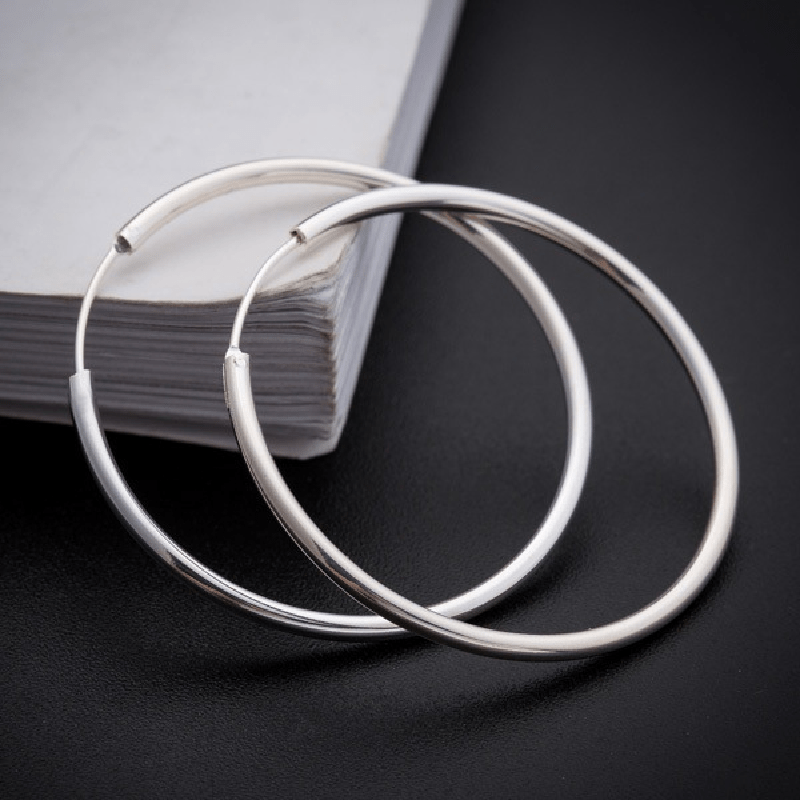 Women's Hoop Earrings Different Size Circle Earrings Classic Jewelry