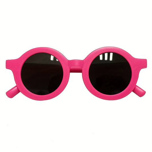 Round Frame Sunglasses for Girls Boys Kids Baby