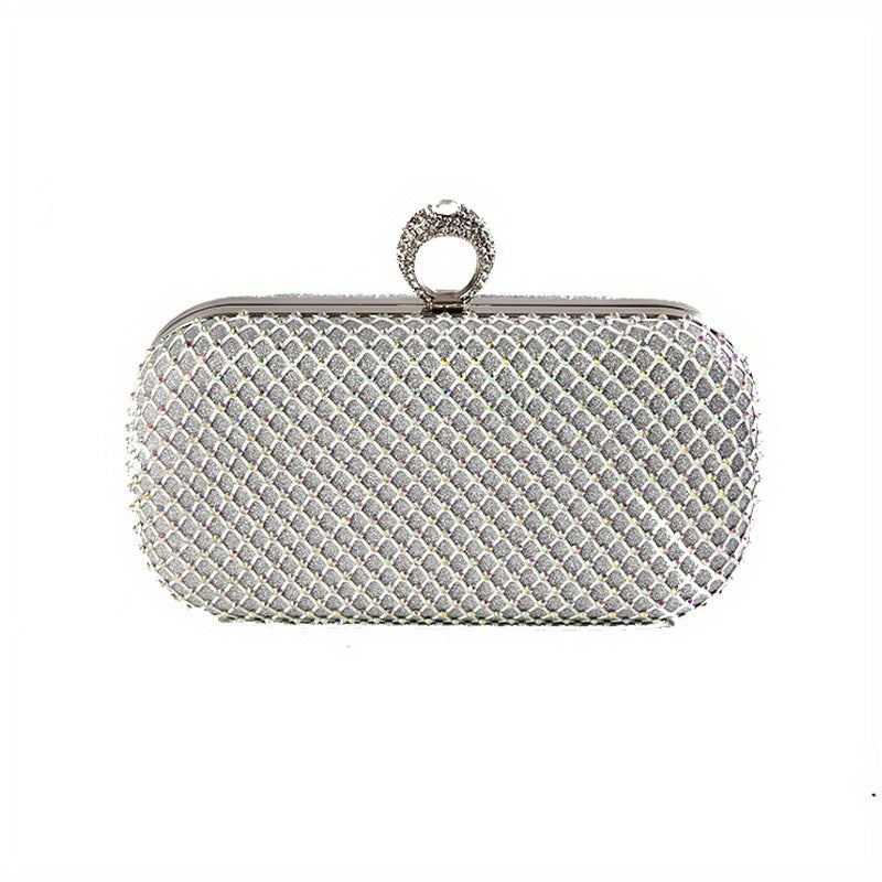 Glitter Rhinestone Evening Bag Clutch Purse for Wedding Party Prom