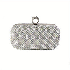 Glitter Rhinestone Evening Bag Clutch Purse for Wedding Party Prom