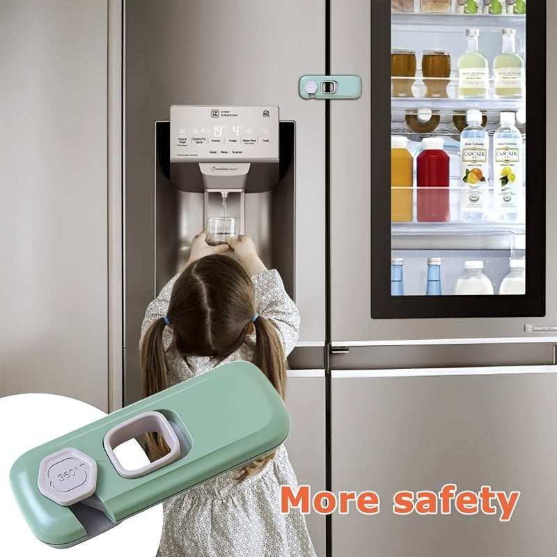 Child Safety Lock Buckle Baby Anti-pinch Hand to Hand Door Lock