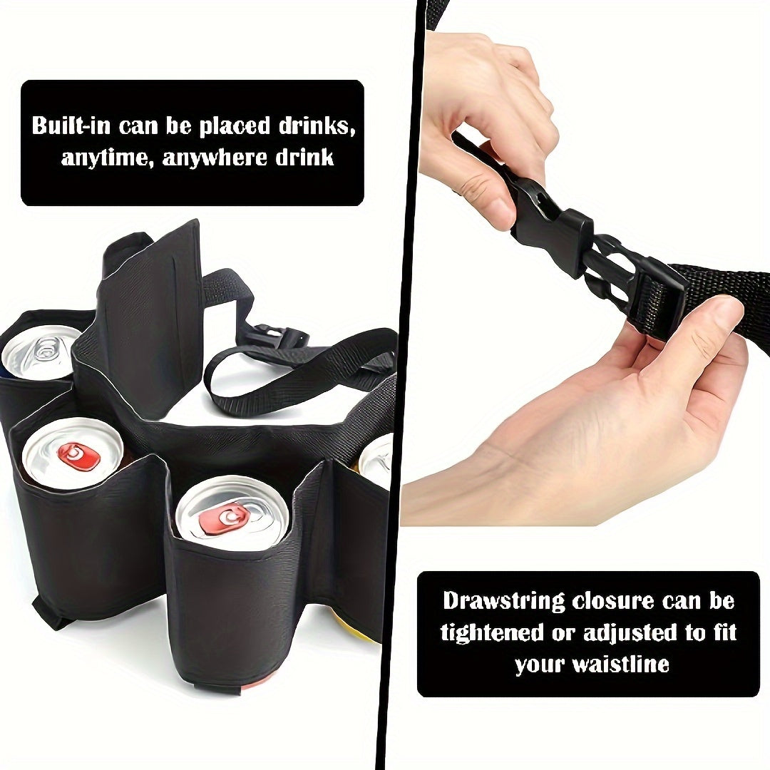 Portable Soda Bottle Holder Belt for Camping Picnic Party Waist 89-119