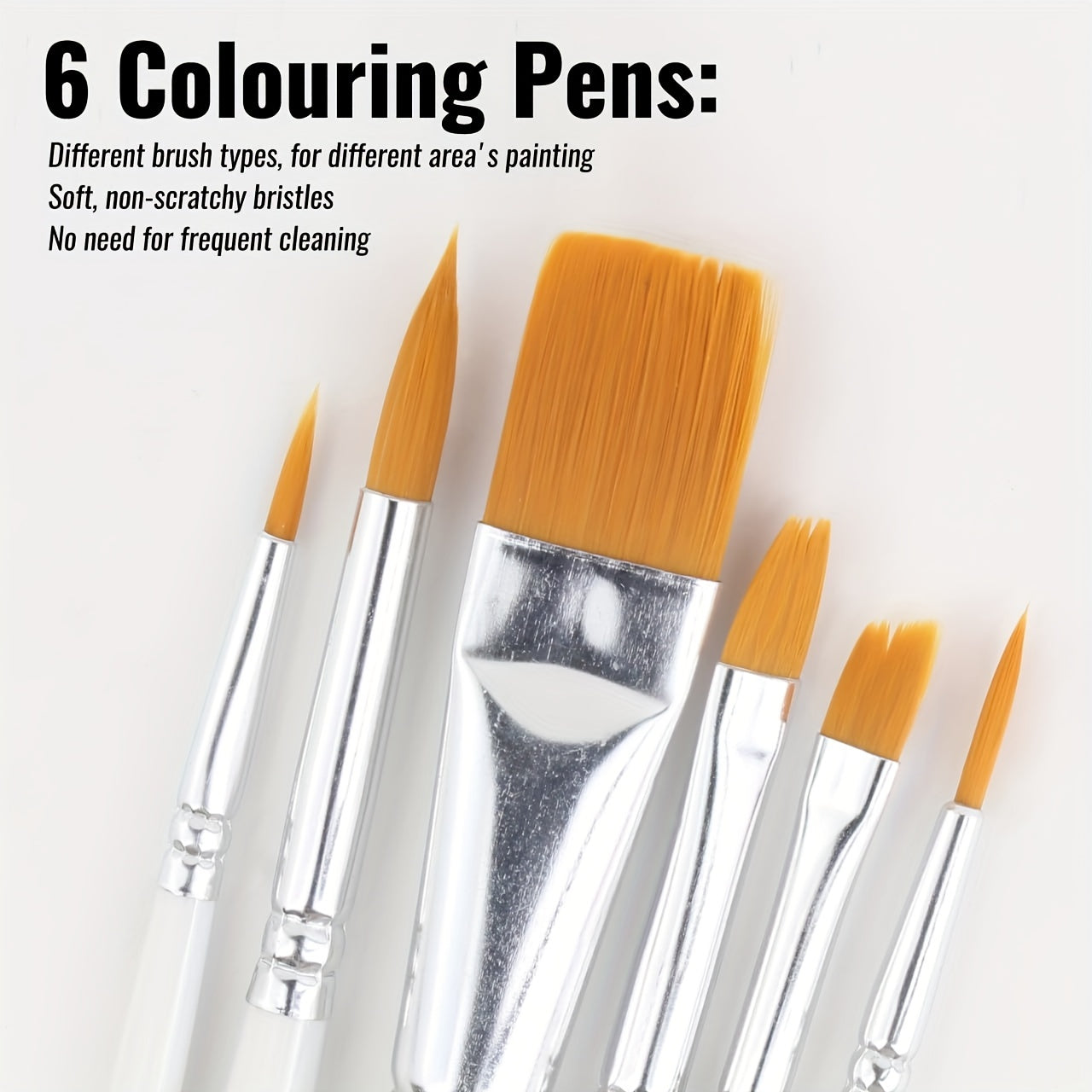 12 Color Face Paint Kit with 6 Brushes for Halloween Cosplay SFX