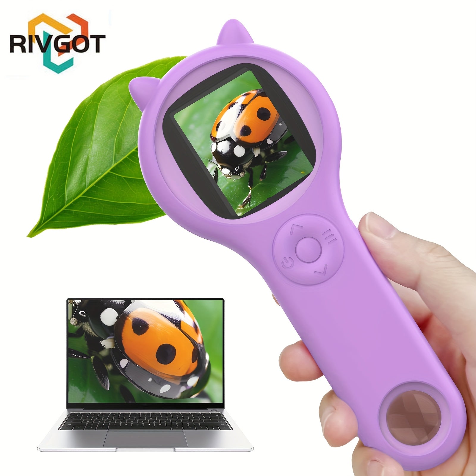 Pocket Handheld Microscope Science Set Outdoor Exploration USB 3 10 Years Old