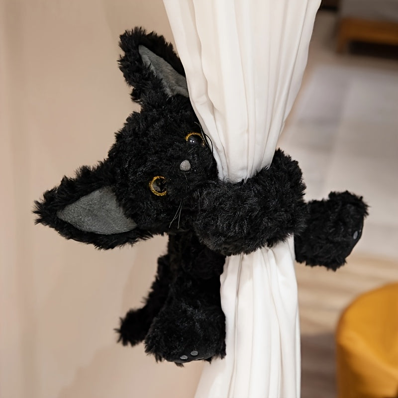 TINICOOCAT Plush Cat Toy with Lifelike Fur & Expressive Eyes