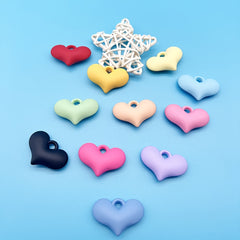 Acrylic Lacquer Heart Necklace Earrings Bag Decoration