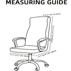 Stretchable Office Chair Slipcover Jacquard Computer Chair Cover Armchair