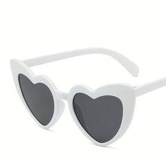 Y2K Heart Sunglasses UV400 Women Men Funny Beach Party Club Glasses