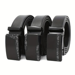 Automatic Slider Buckle Belt Business Casual Stylish Belt For Men