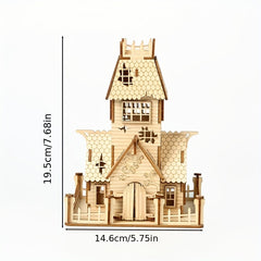 Halloween 3D Wooden Puzzle DIY Zombie Dolls Decorations
