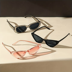 3 Pairs Jelly Sunglasses for Women Men UV400 Sun Shades Glasses