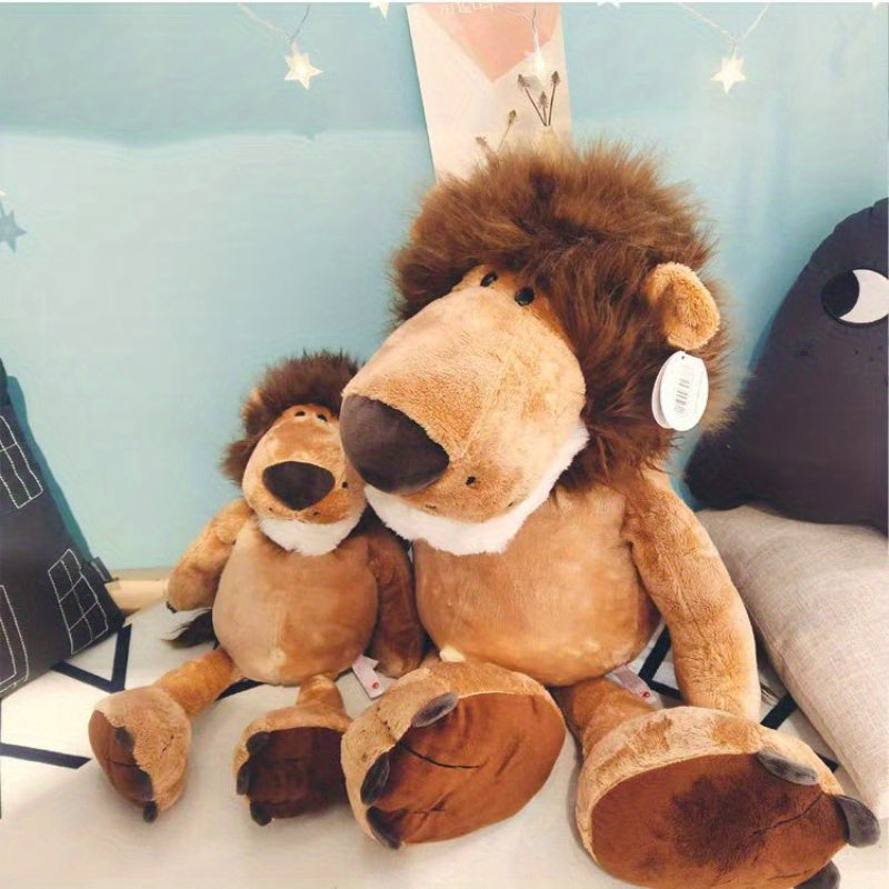 Soft Lion Plush Toy for Bedroom Decor and Birthday Gift