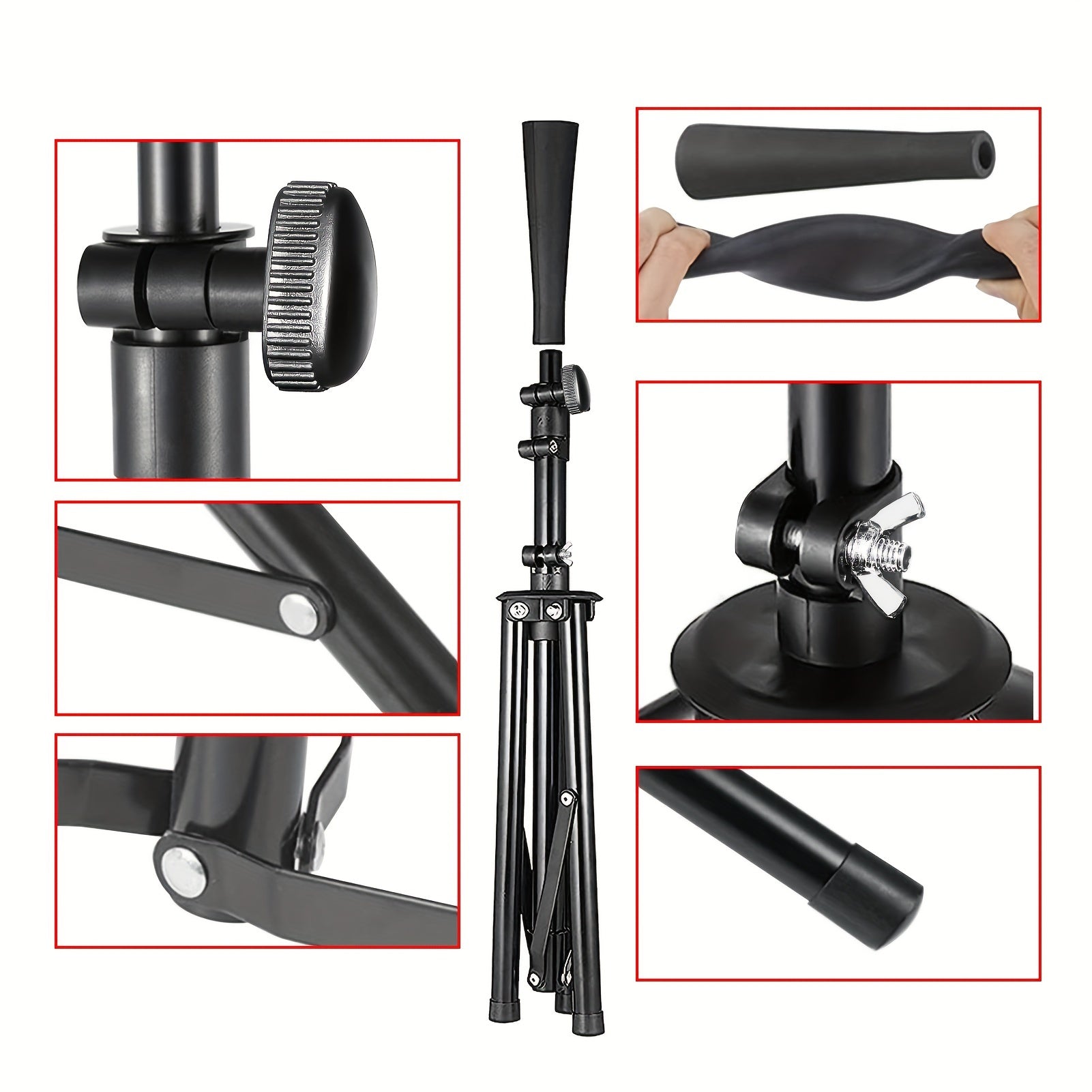Adjustable Baseball Softball Tripod Stand Batting Tee Training Aid