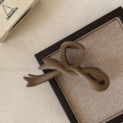 Gradient Hair Claw Clip Ribbon Bow Y2K Style
