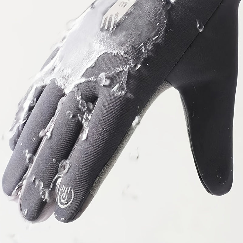Winter Fitness Gloves Touch Screen Windproof Warm Coldproof Women Men