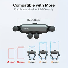 Car Air Outlet Phone Bracket Gravity Navigation Telescopic Bracket