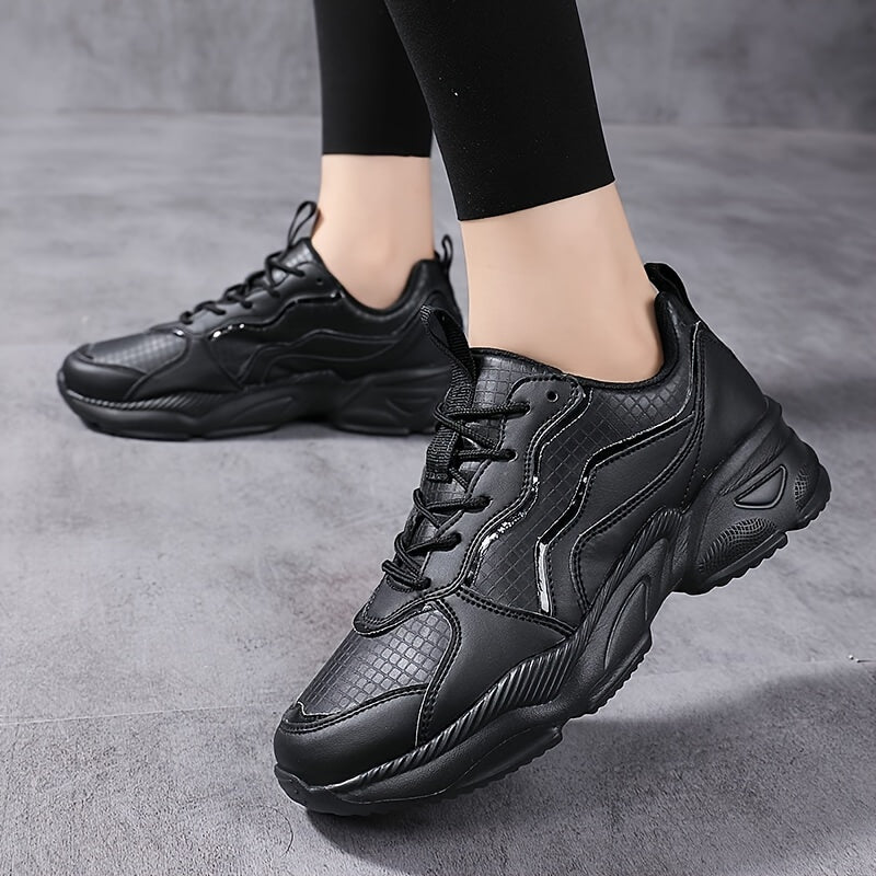 Women's Mesh Running Shoes Anti Slip Thick Sole Casual Sport Shoes