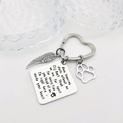 Pet Memorial Keychain - Heartfelt Remembrance Gift