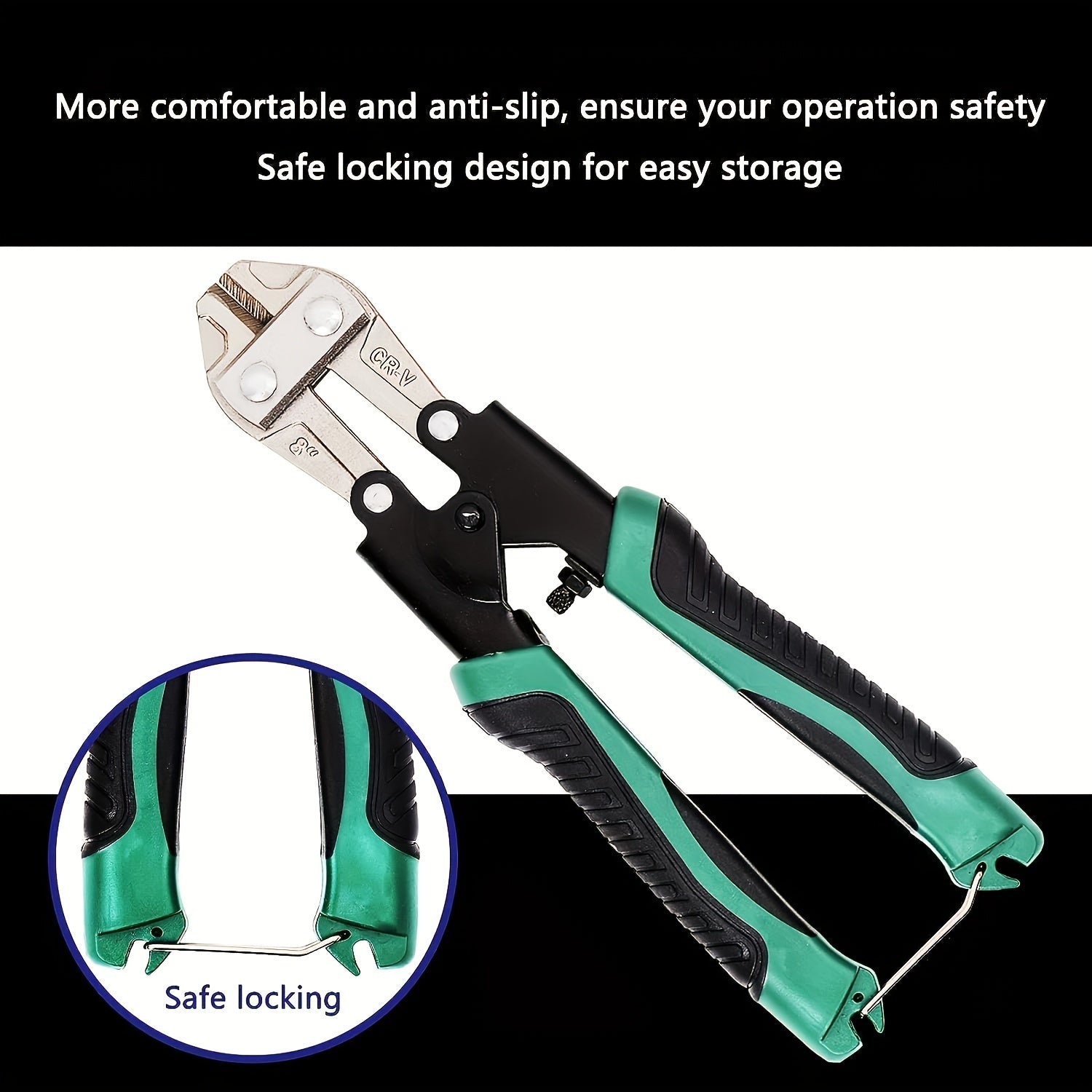 Mini Bolt Cutter 8 inch Heavy Duty Wire Cable Cutter