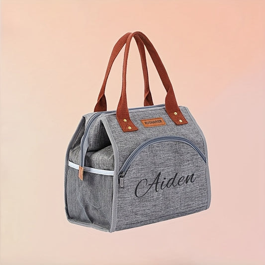 Personalized Insulated Lunch Bag Leakproof Custom Text