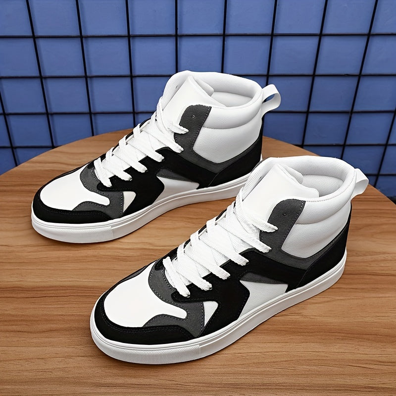 Men's High Top Lace Up Stylish Sneakers