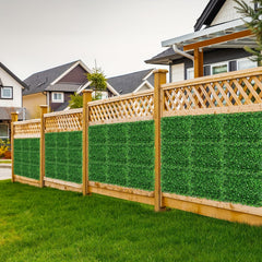 Artificial Grass Wall Panels 6pcs 25 4 X 25 4 Cm Boxwood Wall Panels
