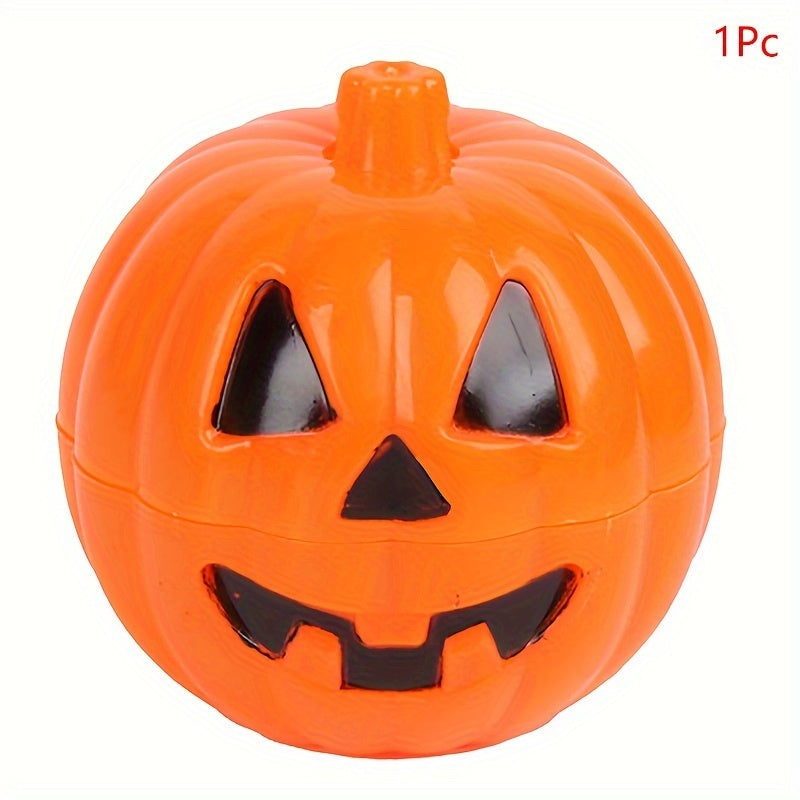 Halloween Pumpkin Bucket Egg Toy Storage Box Tricky Open Cover Candy