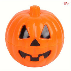 Halloween Pumpkin Bucket Egg Toy Storage Box Tricky Open Cover Candy