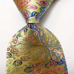 Men's Floral Jacquard Necktie Business Wedding Party Necktie