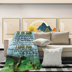 Mother's Gift For Son Blanket Soft And Comfortable