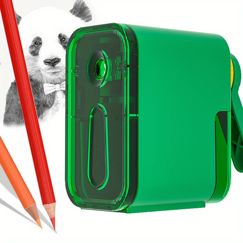 Manual Pencil Sharpener w/ Strong Helical Blade for Students Classroom Home