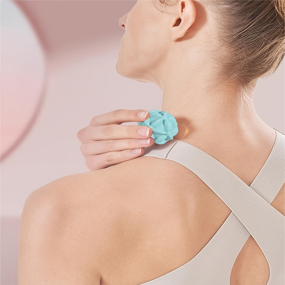 Yoga Fitness Massage Ball TPE Soft Stretch Solid Ball for Muscle Relaxation