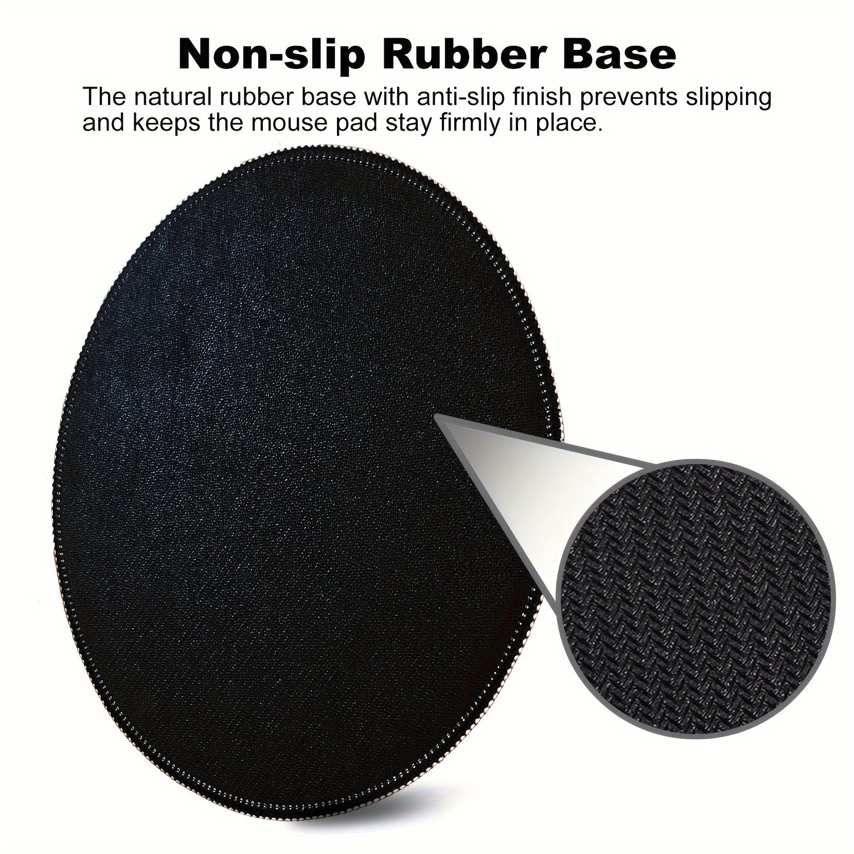 Macaron Mouse Pad Rubber Base Computer Desk Mat