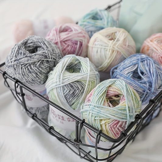 1pc 4 Strands Milk Fiber Wool Thread Dye DIY Fine
