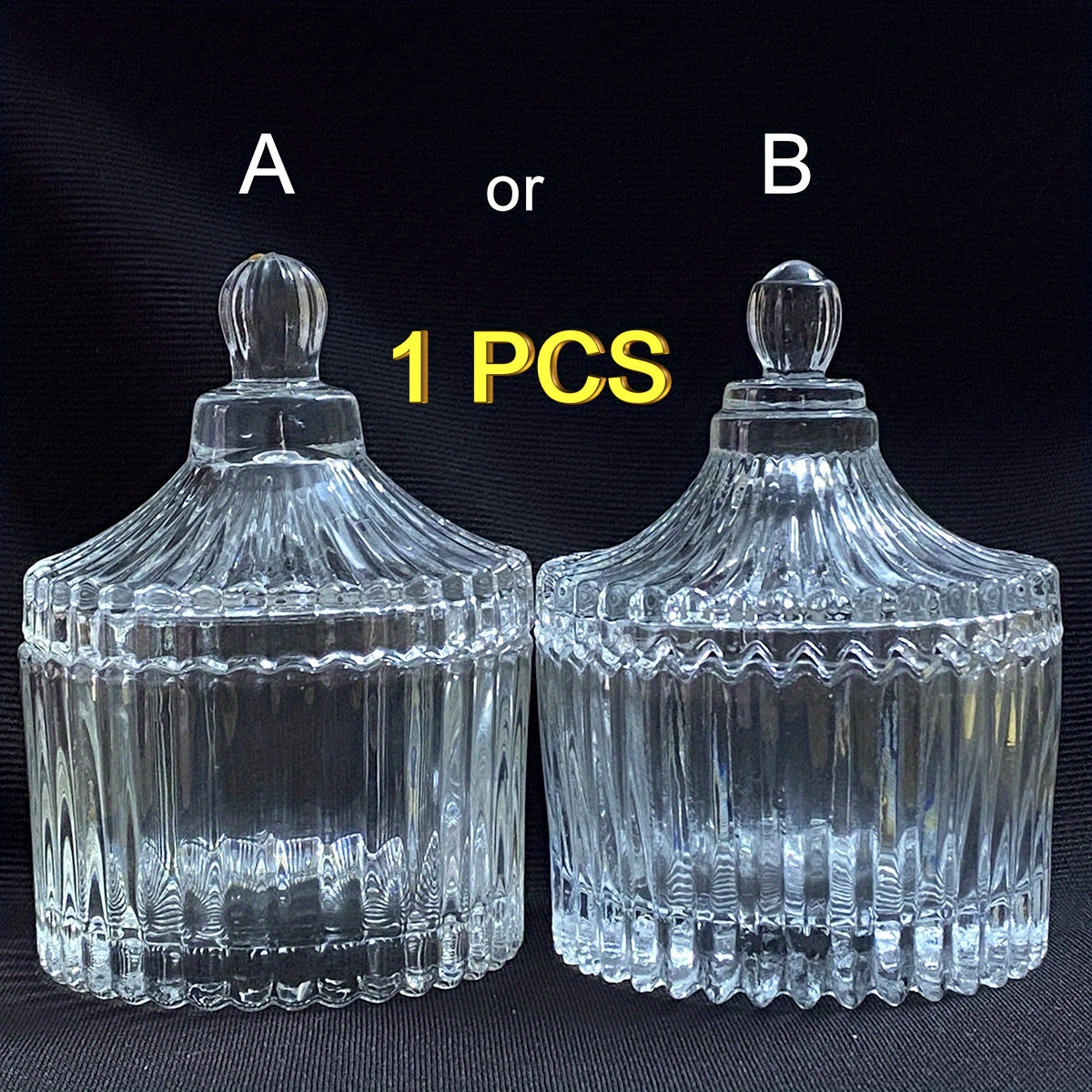 Clear Glass Cup for Acrylic Nails & Votive Candle Holders
