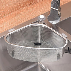 Triangle Corner Strainer Kitchen Sink Triangular Draining Basket